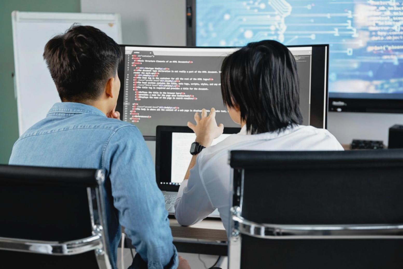 Early development workspace showing AR technology prototypes